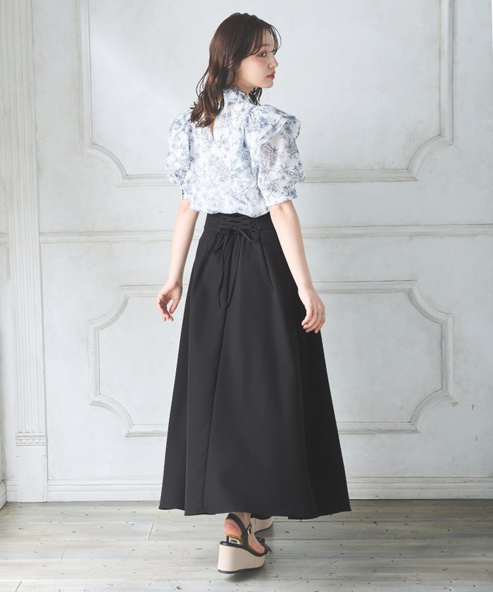 【イング/INGNI】の【WEB限定】バックレースアップフレアスカート インテリア・キッズ・メンズ・レディースファッション・服の通販 founy(ファニー) https://founy.com/ ファッション Fashion レディースファッション WOMEN スカート Skirt Aライン/フレアスカート Flared A-Line Skirts シンプル Simple ジップ Zip スマホ Smartphone フィット Fit フレア Flare レース Race ロング Long 無地 Plain Color |ID: prp329100004567320 ipo3291000000032303971