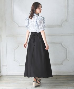 【イング/INGNI】の【WEB限定】バックレースアップフレアスカート 人気、トレンドファッション・服の通販 founy(ファニー) ファッション Fashion レディースファッション WOMEN スカート Skirt Aライン/フレアスカート Flared A-Line Skirts シンプル Simple ジップ Zip スマホ Smartphone フィット Fit フレア Flare レース Race ロング Long 無地 Plain Color |ID:prp329100004567320