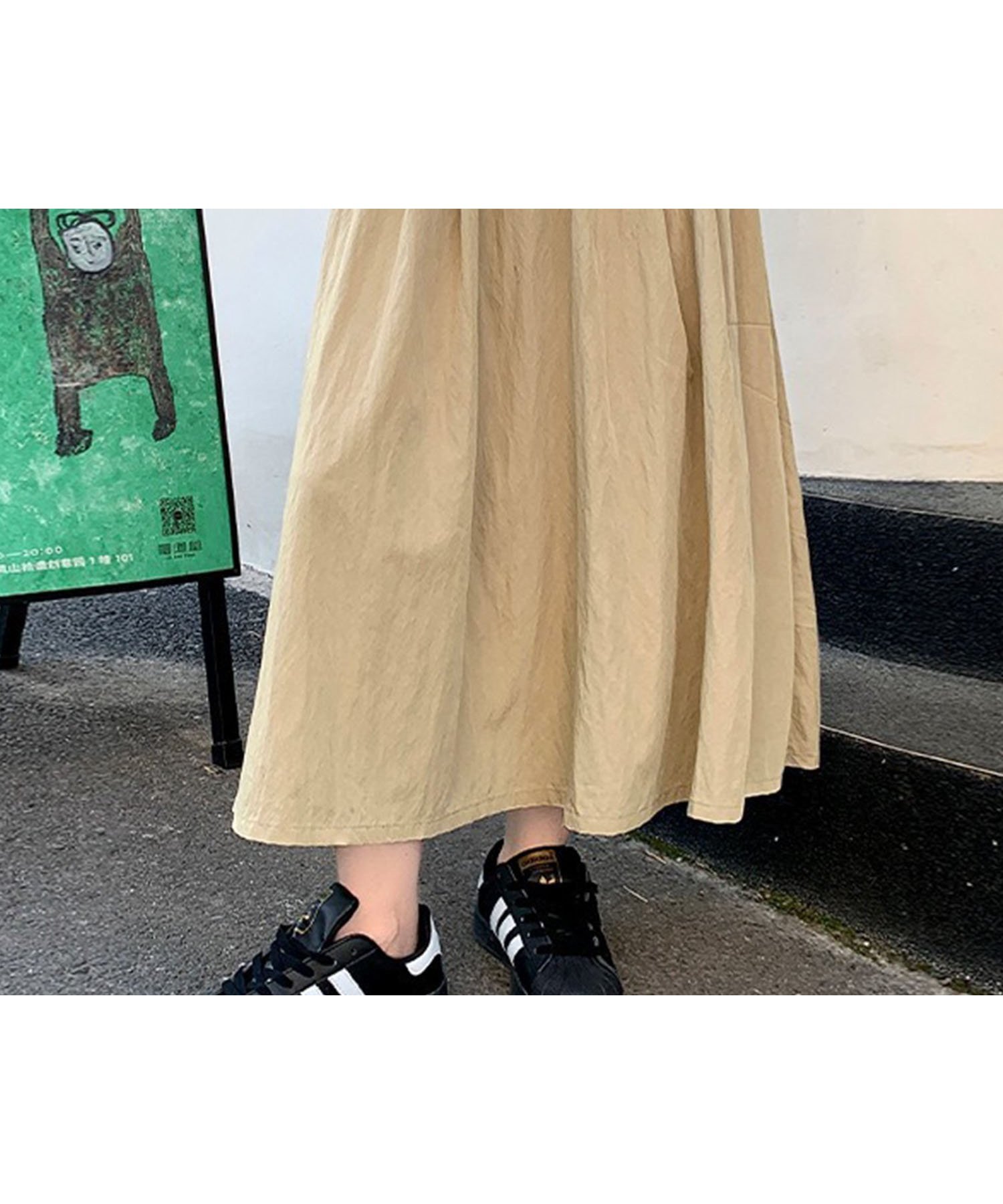 【アミュレット/Amulet】の【Dewlily】タックフレアスカート インテリア・キッズ・メンズ・レディースファッション・服の通販 founy(ファニー) 　ファッション　Fashion　レディースファッション　WOMEN　スカート　Skirt　Aライン/フレアスカート　Flared A-Line Skirts　クロップド　Cropped　トレンド　Trend　ロング　Long　無地　Plain Color　ベージュ|ID: prp329100004567346 ipo3291000000032304228