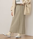 【その他のブランド/Other】のBEAMS HEART / ダブルジャカード ロングスカート OLIVE|ID: prp329100004567350 ipo3291000000033250754