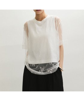 【アダム エ ロペ/ADAM ET ROPE'】のレースTEE 人気、トレンドファッション・服の通販 founy(ファニー) ファッション Fashion レディースファッション WOMEN インナー Inner 春 Spring カッティング Cutting カットソー Cut And Sew 吸水 Water Absorption ストレート Straight デニム Denim ノースリーブ No Sleeve フェミニン Feminine メッシュ Mesh レース Race ワイド Wide S/S・春夏 Ss・Spring/Summer おすすめ Recommend 夏 Summer 2025年 2025 2025春夏・S/S Ss,Spring/Summer,2025 |ID:prp329100004567351