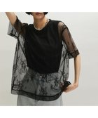 【アダム エ ロペ/ADAM ET ROPE'】のレースTEE 人気、トレンドファッション・服の通販 founy(ファニー) ファッション Fashion レディースファッション Fashion for Women インナー Innerwear 春 Spring カッティング Cutting Detail カットソー Cut and Sewn Top 吸水 Absorbent, Quick-Dry ストレート Straight, Straight Cut デニム Denim, Jeans Material ノースリーブ Sleeveless, No-Sleeve フェミニン Feminine, Girly メッシュ Mesh, Net Fabric レース Lace, Lace Fabric ワイド Wide, Wide Fit S/S・春夏 SS, Spring/Summer, Warm Season おすすめ Recommended / Our Picks 夏 Summer 2025年 2025 2025春夏・S/S Spring/Summer 2025 SS25 thumbnail ブラック(01)|ID: prp329100004567351 ipo3291000000033176369