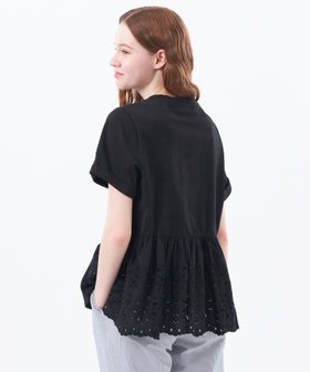 【マッキントッシュ フィロソフィー/MACKINTOSH PHILOSOPHY】のバックレースコンビカットソー 人気、トレンドファッション・服の通販 founy(ファニー) ファッション Fashion レディースファッション WOMEN トップス・カットソー Tops/Tshirt カットソー Cut and Sewn おすすめ Recommend レース Race エレガント 上品 Elegant 夏 Summer 春 Spring 秋 Autumn/Fall |ID:prp329100004567356