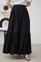【アズール バイ マウジー/AZUL by moussy】のリネンミックスマキシスカート BLK|ID: prp329100004567363 ipo3291000000032381516