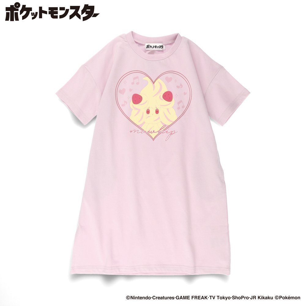 【ブランシェス/branshes / KIDS】の【Pokemon/ポケモン】半袖ワンピース インテリア・キッズ・メンズ・レディースファッション・服の通販 founy(ファニー) 　ファッション　Fashion　キッズファッション　Fashion for Kids　ワンピース　Dresses　ポケット　Pocket, Pocket Detail　半袖　Short Sleeve, Half Sleeve　夏　Summer　31:マホイップ|ID: prp329100004567368 ipo3291000000032626728