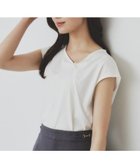 【インデックス/INDEX】のアシメリボンフレンチトップス【接触冷感/UVケア/洗濯機洗い可】 人気、トレンドファッション・服の通販 founy(ファニー) ファッション Fashion レディースファッション WOMEN トップス・カットソー Tops/Tshirt アシンメトリー Asymmetry シンプル Simple ジャージ Jersey タイトスカート Tight Skirt デニム Denim パール Pearl リボン Ribbon エレガント 上品 Elegant thumbnail オフホワイト|ID: prp329100004567399 ipo3291000000032304890