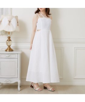 【レトロガール/RETRO GIRL】のスリットポコポコキャミOP 人気、トレンドファッション・服の通販 founy(ファニー) ファッション Fashion レディースファッション WOMEN トップス・カットソー Tops/Tshirt キャミソール / ノースリーブ No Sleeves おすすめ Recommend スリット Slit タンク Tank ネックレス Necklace 夏 Summer |ID:prp329100004567450