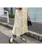 【その他のブランド/Other】のコットン フレンチスリーブ フレア シャツワンピース イエロー|ID: prp329100004567456 ipo3291000000032728919
