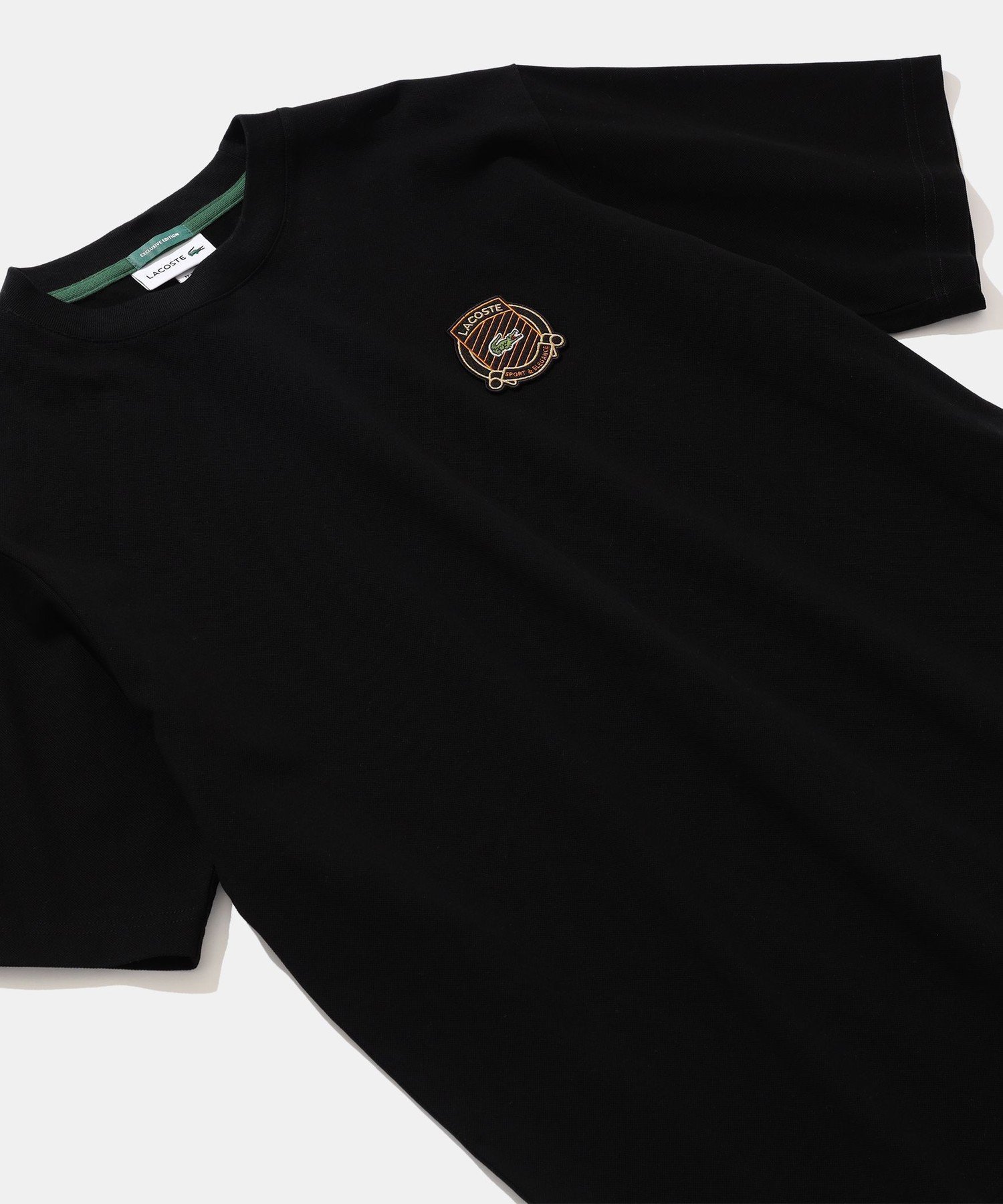 【ビームス/BEAMS / MEN】の【別注】LACOSTE / バッジ カノコ Tシャツ 25SS 鹿の子地 コットン100% 半袖 メンズ インテリア・キッズ・メンズ・レディースファッション・服の通販 founy(ファニー) 　ファッション　Fashion　メンズファッション　Men's Style Online　2025年　2025　2025春夏・S/S　Ss,Spring/Summer,2025　シンプル　Simple　スペシャル　Special　メンズ　Mens　別注　Special Order　半袖　Short Sleeve　夏　Summer　鹿の子　Pique　NOIR|ID: prp329100004567457 ipo3291000000032640859