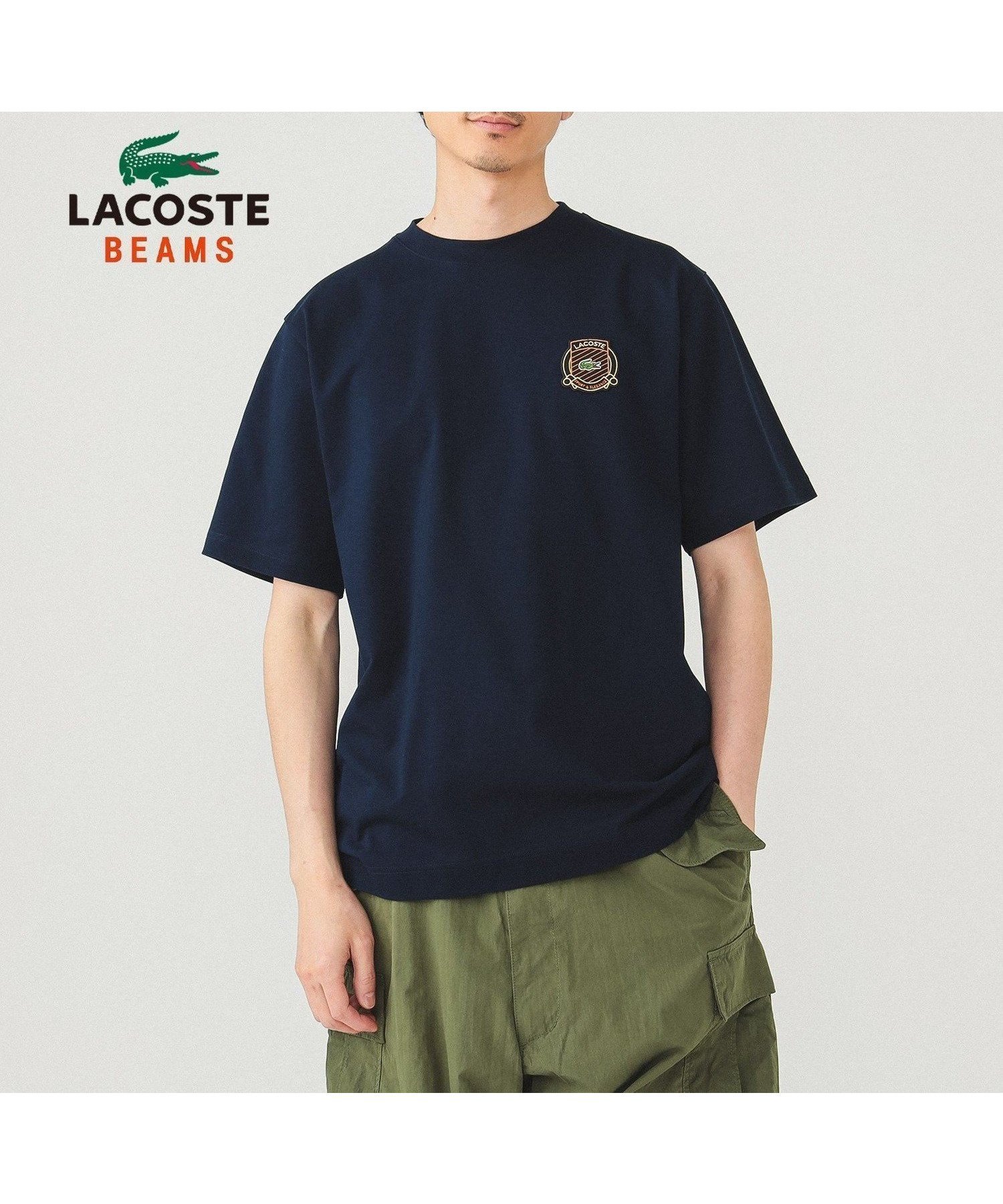 【ビームス/BEAMS / MEN】の【別注】LACOSTE / バッジ カノコ Tシャツ 25SS 鹿の子地 コットン100% 半袖 メンズ インテリア・キッズ・メンズ・レディースファッション・服の通販 founy(ファニー) 　ファッション　Fashion　メンズファッション　Fashion for Men　2025年　2025　2025春夏・S/S　Spring/Summer 2025 SS25　シンプル　Simple, Minimal　スペシャル　Special, Limited Edition　メンズ　Men's, Menswear　別注　Limited Edition, Custom Order　半袖　Short Sleeve, Half Sleeve　夏　Summer　鹿の子　Piqué, Kanoko Fabric　MARINE|ID: prp329100004567457 ipo3291000000033377149