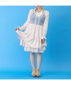 【アクシーズファム/axes femme】のイレヘムフリルチュニック 人気、トレンドファッション・服の通販 founy(ファニー) ファッション Fashion レディースファッション WOMEN トップス・カットソー Tops/Tshirt おすすめ Recommend アシンメトリー Asymmetry インナー Inner ガーリー Girly ショート Short チュニック Tunic ビジュー Bijou フィット Fit フリル Frills ボトム Bottom リボン Ribbon |ID:prp329100004567495