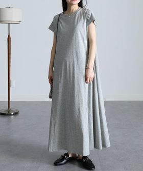 【ラナン/Ranan】の【NOT汗染み!】Aラインボリュームワンピース 人気、トレンドファッション・服の通販 founy(ファニー) ファッション Fashion レディースファッション WOMEN ワンピース Dress シンプル Simple スリーブ Sleeve フレンチ French ロング Long 夏 Summer |ID:prp329100004567500