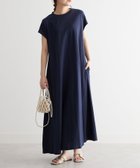 【ラナン/Ranan】の【NOT汗染み!】Aラインボリュームワンピース 人気、トレンドファッション・服の通販 founy(ファニー) ファッション Fashion レディースファッション WOMEN ワンピース Dress シンプル Simple スリーブ Sleeve フレンチ French ロング Long 夏 Summer thumbnail ネイビー|ID: prp329100004567500 ipo3291000000032305927