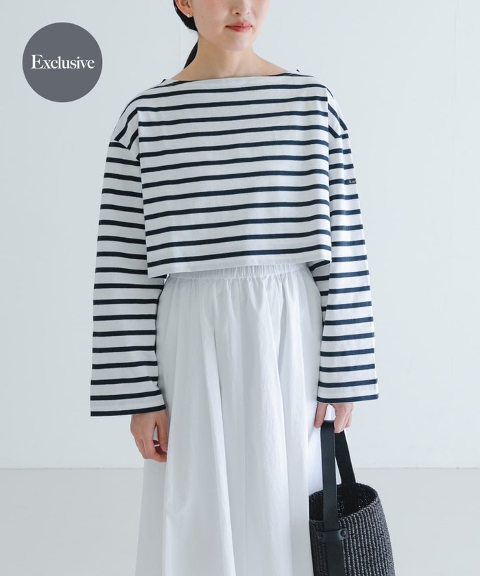【アーバンリサーチ/URBAN RESEARCH】の『別注』Le minor*UR Border cropped T-shirts インテリア・キッズ・メンズ・レディースファッション・服の通販 founy(ファニー) https://founy.com/ ファッション Fashion レディースファッション WOMEN トップス・カットソー Tops/Tshirt シャツ/ブラウス Shirts/Blouses ロング / Tシャツ T-Shirts インナー Inner コンパクト Compact ジャケット Jacket バスク Basque バランス Balance フランス France ベーシック Basic 別注 Special Order ルーズ Loose S/S・春夏 Ss・Spring/Summer 夏 Summer 2025年 2025 2025春夏・S/S Ss,Spring/Summer,2025 |ID: prp329100004567527 ipo3291000000032372973