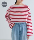 【アーバンリサーチ/URBAN RESEARCH】の『別注』Le minor*UR Border cropped T-shirts Bla/rouge|ID: prp329100004567527 ipo3291000000032372975