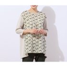 【ミゼール/MISSEL】の【洗える・日本製】幾何柄チュニック ベージュ|ID: prp329100004567529 ipo3291000000032714087