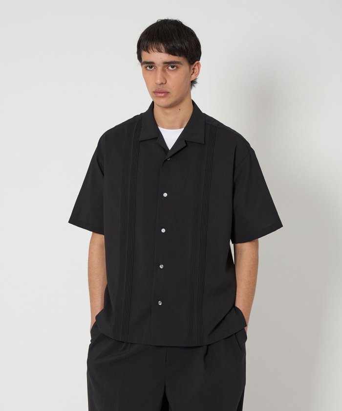 【ビューティ&ユース ユナイテッドアローズ/BEAUTY&YOUTH / UNITED ARROWS / MEN】のRENU TROシリーズ ピンタック オープンカラー シャツ -セットアップ対応- インテリア・キッズ・メンズ・レディースファッション・服の通販 founy(ファニー) https://founy.com/ ファッション Fashion メンズファッション Fashion for Men セットアップ Matching Sets 春 Spring カーゴパンツ Cargo Pants, Utility Pants ショーツ Shorts, Short Pants セットアップ Set-Up, Coordinated Outfit ワイド Wide, Wide Fit S/S・春夏 SS, Spring/Summer, Warm Season 夏 Summer |ID: prp329100004567535 ipo3291000000032713207