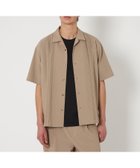 【ビューティ&ユース ユナイテッドアローズ/BEAUTY&YOUTH / UNITED ARROWS / MEN】のRENU TROシリーズ ピンタック オープンカラー シャツ -セットアップ対応- BEIGE|ID: prp329100004567535 ipo3291000000032713210