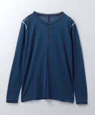 【ビューティ&ユース ユナイテッドアローズ/BEAUTY&YOUTH / UNITED ARROWS】の6(ROKU) コットン ナイロン カラーロック ロングスリーブTシャツ 人気、トレンドファッション・服の通販 founy(ファニー) ファッション Fashion レディースファッション Fashion for Women トップス・カットソー Cut & Sew Tops シャツ・ブラウス・オフィスカジュアル Elegant Blouses & Button-Ups ロングTシャツ・Tシャツ Longline T-Shirts & Tees インナー Innerwear スリーブ Sleeve, Long Sleeve / Short Sleeve フロント Front, Front Design ロング Long, Long-Length エレガント 上品 Elegant thumbnail NAVY|ID: prp329100004567540 ipo3291000000033460056