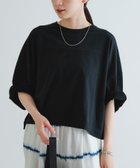 【アーバンリサーチ/URBAN RESEARCH】のショート丈ハーフスリーブカットソー BLACK|ID: prp329100004567594 ipo3291000000033567319