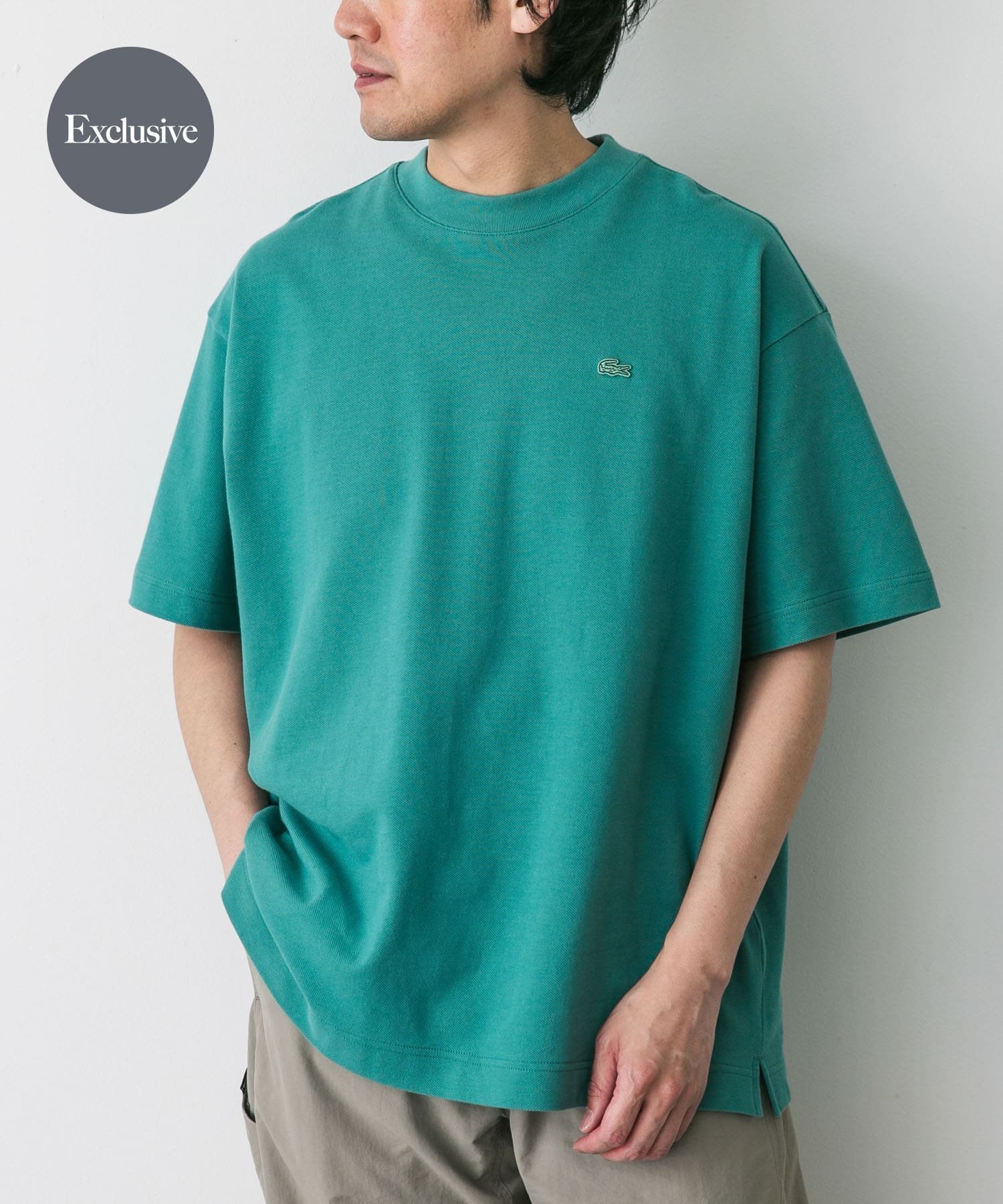 【アーバンリサーチ ドアーズ/URBAN RESEARCH DOORS / MEN】の『別注』LACOSTE*DOORS moss stitch ShortSleeve T-shirts インテリア・キッズ・メンズ・レディースファッション・服の通販 founy(ファニー) 　ファッション　Fashion　メンズファッション　Fashion for Men　2025年　2025　2025春夏・S/S　Spring/Summer 2025 SS25　コレクション　Collection, Seasonal Line　スポーツ　Sports, Activewear　ポロシャツ　Polo Shirt, Collared Tee　人気　Popular, Best Seller　別注　Limited Edition, Custom Order　夏　Summer　S/S・春夏　SS, Spring/Summer, Warm Season　鹿の子　Piqué, Kanoko Fabric　EPICEA|ID: prp329100004567626 ipo3291000000033096981
