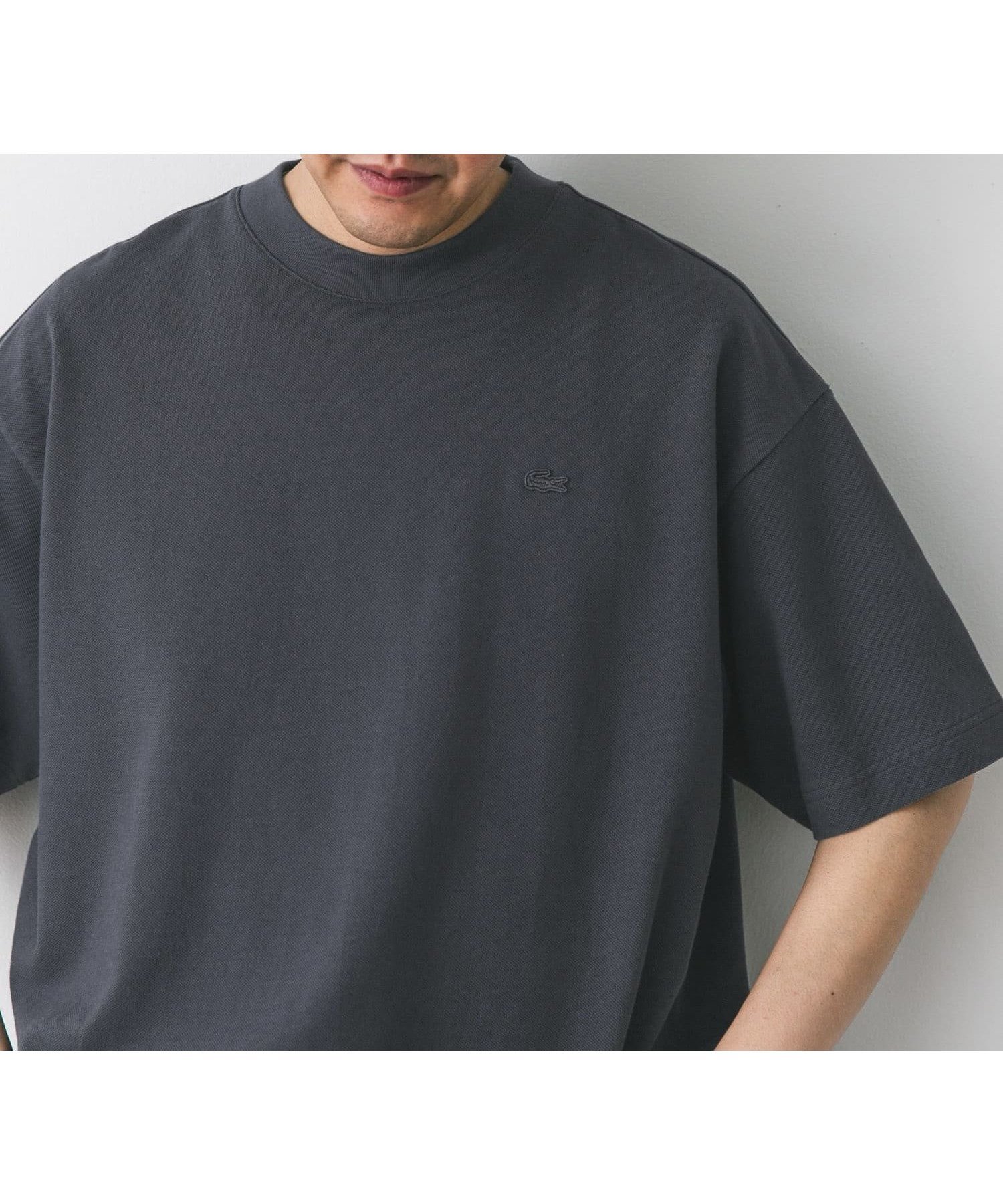 【アーバンリサーチ ドアーズ/URBAN RESEARCH DOORS / MEN】の『別注』LACOSTE*DOORS moss stitch ShortSleeve T-shirts インテリア・キッズ・メンズ・レディースファッション・服の通販 founy(ファニー) 　ファッション　Fashion　メンズファッション　Fashion for Men　2025年　2025　2025春夏・S/S　Spring/Summer 2025 SS25　コレクション　Collection, Seasonal Line　スポーツ　Sports, Activewear　ポロシャツ　Polo Shirt, Collared Tee　人気　Popular, Best Seller　別注　Limited Edition, Custom Order　夏　Summer　S/S・春夏　SS, Spring/Summer, Warm Season　鹿の子　Piqué, Kanoko Fabric　GR SOMBRE|ID: prp329100004567626 ipo3291000000033096985