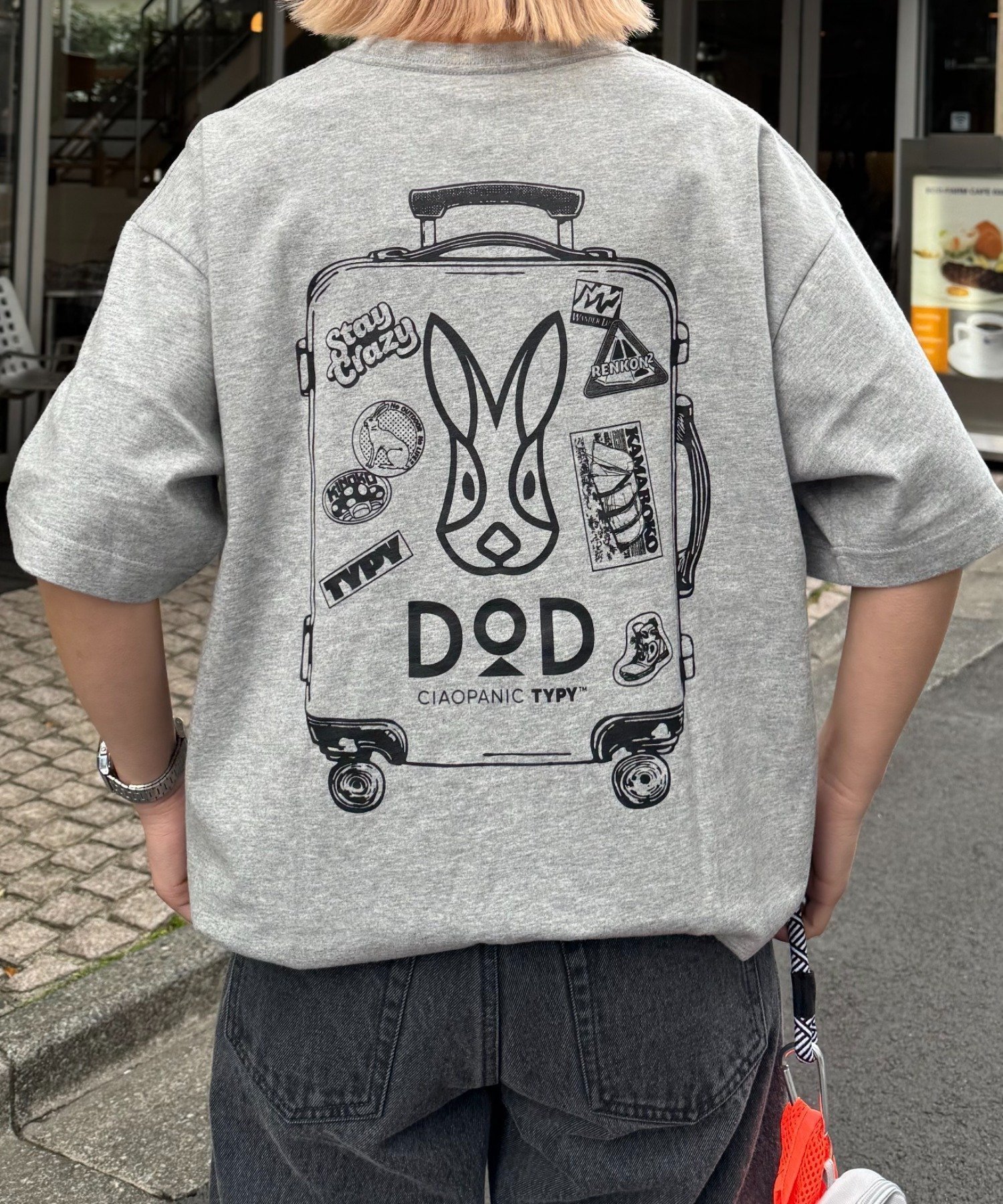 【チャオパニックティピー/CIAOPANIC TYPY】の【DOD別注】コロコロタビッティー / ユニセックス インテリア・キッズ・メンズ・レディースファッション・服の通販 founy(ファニー) 　ファッション　Fashion　レディースファッション　Ladies' Fashion Online　別注　Special Order　グレー|ID: prp329100004567659 ipo3291000000032530263