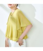 【ノーリーズ/NOLLEY'S】のシアーティアードプルオーバーニット 人気、トレンドファッション・服の通販 founy(ファニー) ファッション Fashion レディースファッション Ladies' Fashion Online トップス・カットソー Tops/Tshirt ニット Knit Tops プルオーバー Pullover 2025年 2025 2025春夏・S/S Ss,Spring/Summer,2025 おすすめ Recommend サマー Summer ショート Short バランス Balance フリル Frills フレア Flare ボトム Bottom ワイド Wide thumbnail マスタード|ID: prp329100004567678 ipo3291000000032701694