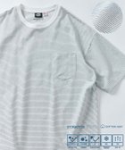 【その他のブランド/Other】のSTORATECH/ストラテック ビッグシルエット クルーネック Tシャツ/抗菌/防臭/制菌/UVカット/接触冷感/吸水速乾 【限定展開】 25SS ホワイトボーダー|ID: prp329100004567695 ipo3291000000032584903