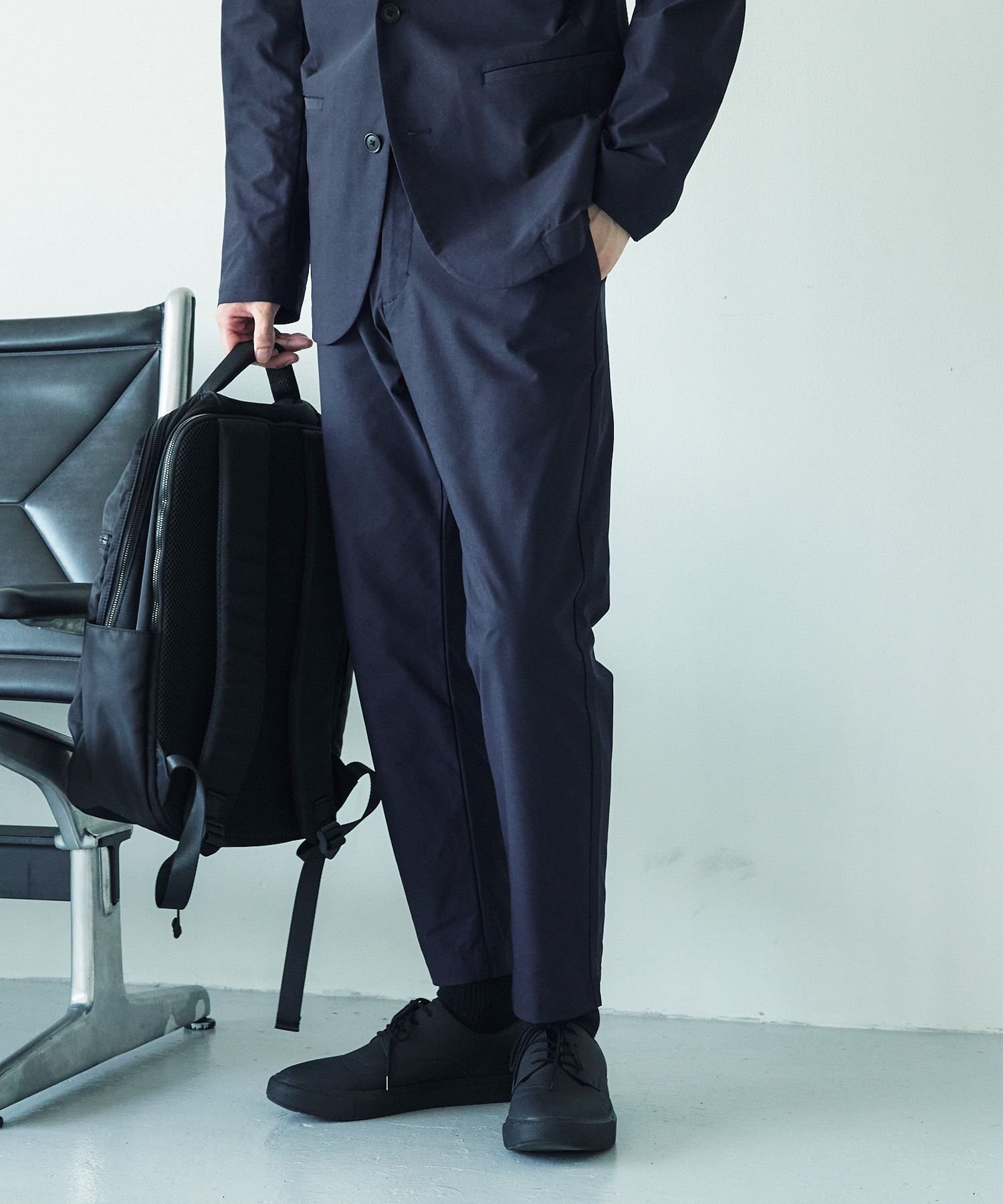 【グローバルワーク/GLOBAL WORK / MEN】のスマらくイージーパンツ/メッシュ/288596 インテリア・キッズ・メンズ・レディースファッション・服の通販 founy(ファニー) 　ファッション　Fashion　メンズファッション　MEN　ボトムス　Bottoms/Men　おすすめ　Recommend　ジャケット　Jacket　ストレッチ　Stretch　スマート　Smart　セットアップ　Set Up　プリント　Print　ボトム　Bottom　メッシュ　Mesh　春　Spring　ネイビー88|ID: prp329100004567700 ipo3291000000032307882