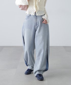 【フリーズマート/FREE'S MART】の低身長サイズ/Sシリーズ サイドタックカーブデニムパンツ 人気、トレンドファッション・服の通販 founy(ファニー) ファッション Fashion レディースファッション WOMEN パンツ Pants デニムパンツ Denim Pants シンプル Simple デニム Denim フォルム Form プリーツ Pleats |ID:prp329100004567842