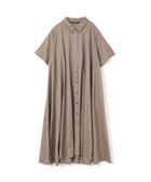 【マーコート/MARcourt】のmizuiro ind ハーフスリーブフレアシャツワンピース 人気、トレンドファッション・服の通販 founy(ファニー) ファッション Fashion レディースファッション WOMEN ワンピース Dress シャツワンピース Shirt Dresses フレア Flare ボトム Bottom ポケット Pocket レギュラー Regular エレガント 上品 Elegant 無地 Plain Color thumbnail グレージュ|ID: prp329100004567857 ipo3291000000032310657