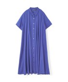 【マーコート/MARcourt】のmizuiro ind ハーフスリーブフレアシャツワンピース ブルーA|ID: prp329100004567857 ipo3291000000032750466