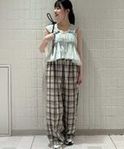 【ローズバッド/ROSE BUD】のCHECK SUCKER EASY PANTS 人気、トレンドファッション・服の通販 founy(ファニー) ファッション Fashion レディースファッション WOMEN パンツ Pants インド India オレンジ Orange サッカー Soccer シンプル Simple ストレート Straight チェック Check リラックス Relax 再入荷 Restock/Back In Stock/Re Arrival おすすめ Recommend 夏 Summer thumbnail BEIGE|ID: prp329100004567878 ipo3291000000032311063