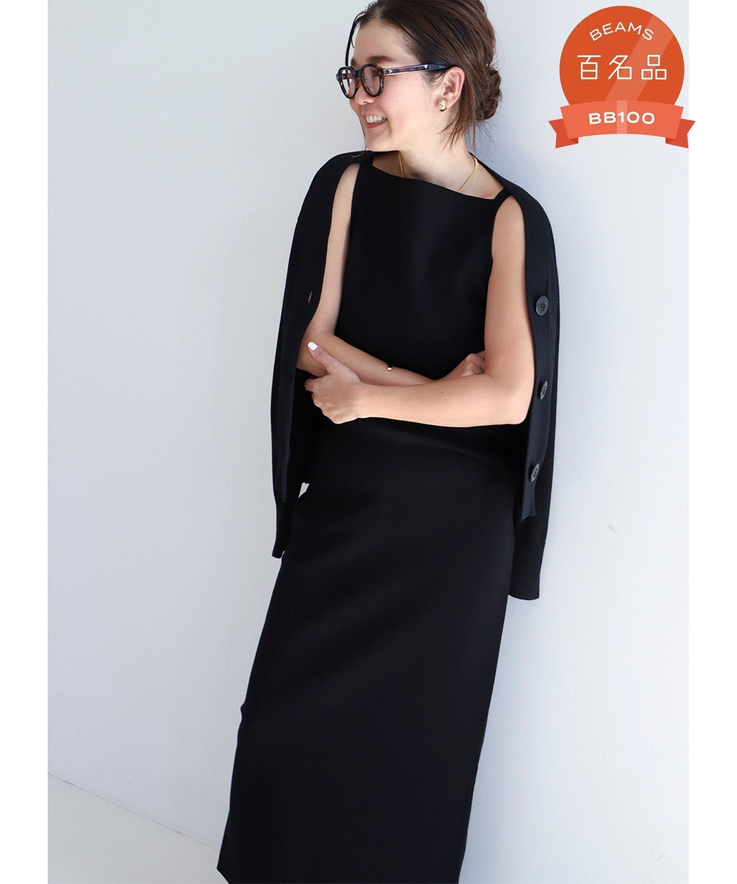 【デミルクス ビームス/Demi-Luxe BEAMS】の【ビームスの百名品】ヘルシー ニット キャミソール .M インテリア・キッズ・メンズ・レディースファッション・服の通販 founy(ファニー) 　ファッション　Fashion　レディースファッション　WOMEN　トップス・カットソー　Tops/Tshirt　ニット　Knit Tops　キャミソール / ノースリーブ　No Sleeves　インナー　Inner　キャミソール　Camisole　ジャケット　Jacket　ストレッチ　Stretch　タイトスカート　Tight Skirt　フィット　Fit　エレガント 上品　Elegant　BLACK|ID: prp329100004567935 ipo3291000000032311635