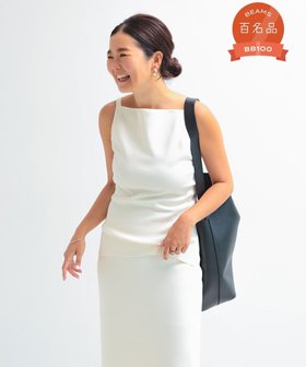 【デミルクス ビームス/Demi-Luxe BEAMS】の【ロングヒット】ヘルシー ニット キャミソール .M 目黒越子 着回し シンプル 手洗い可 人気、トレンドファッション・服の通販 founy(ファニー) ファッション Fashion レディースファッション Fashion for Women トップス・カットソー Cut & Sew Tops ニット Knit Tops & Sweaters キャミソール&ノースリーブ Camisoles & Sleeveless Tops インナー Innerwear キャミソール Camisole, Spaghetti Strap Top シンプル Simple, Minimal ジャケット Jacket, Outerwear ストレッチ Stretch, Stretchy Fabric フィット Fit, Slim Fit ロング Long, Long-Length エレガント 上品 Elegant |ID:prp329100004567935