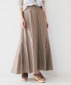 【アンタイトル/UNTITLED】の【後ろウエストゴム/マーメイド】ストライプフレアスカート 人気、トレンドファッション・服の通販 founy(ファニー) ファッション Fashion レディースファッション Ladies' Fashion Online スカート Skirt Aライン/フレアスカート Flared A-Line Skirts おすすめ Recommend キュプラ Cupra ストライプ Stripe フレア Flare ポケット Pocket マーメイド Mermaid リラックス Relax エレガント 上品 Elegant 夏 Summer 春 Spring thumbnail トープ|ID: prp329100004567944 ipo3291000000032688833
