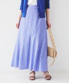 【アンタイトル/UNTITLED】の【後ろウエストゴム/マーメイド】ストライプフレアスカート 人気、トレンドファッション・服の通販 founy(ファニー) ファッション Fashion レディースファッション Ladies' Fashion Online スカート Skirt Aライン/フレアスカート Flared A-Line Skirts おすすめ Recommend キュプラ Cupra ストライプ Stripe フレア Flare ポケット Pocket マーメイド Mermaid リラックス Relax エレガント 上品 Elegant 夏 Summer 春 Spring thumbnail ブルー|ID: prp329100004567944 ipo3291000000032688835