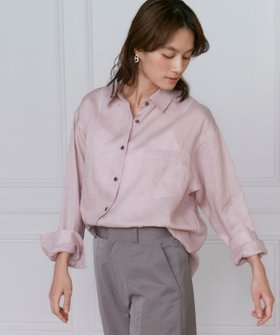 【イネド/INED】のリネンレギュラーカラーシャツ 人気、トレンドファッション・服の通販 founy(ファニー) ファッション Fashion レディースファッション Fashion for Women トップス・カットソー Cut & Sew Tops シャツ・ブラウス・オフィスカジュアル Elegant Blouses & Button-Ups セットアップ Set-Up, Coordinated Outfit トレンド Trend, Trending Now ベーシック Basic, Essential マニッシュ Mannish, Boyish エレガント 上品 Elegant |ID:prp329100004567950