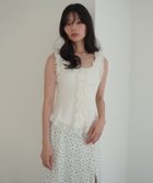 【エイミーイストワール/eimy istoire】のレースドッキングカットタンクトップ 人気、トレンドファッション・服の通販 founy(ファニー) ファッション Fashion レディースファッション WOMEN おすすめ Recommend インナー Inner エレガント 上品 Elegant カットソー Cut And Sew カーディガン Cardigan クラシカル Classical コンパクト Compact ジャケット Jacket スラックス Slacks デニム Denim フィット Fit フェミニン Feminine フリル Frills マーメイド Mermaid レース Race thumbnail WHITE|ID: prp329100004567976 ipo3291000000032312510