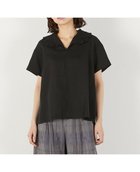 【メルローズ クレール/MELROSE claire】の【LOURMARIN】フリルカラーリネンブラウス 人気、トレンドファッション・服の通販 founy(ファニー) ファッション Fashion レディースファッション WOMEN トップス・カットソー Tops/Tshirt シャツ/ブラウス Shirts/Blouses アクセサリー Accessories フリル Frills リネン Linen thumbnail ブラック|ID: prp329100004567993 ipo3291000000032312884