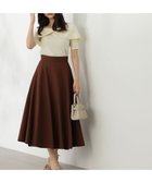 【プロポーション ボディドレッシング/PROPORTION BODY DRESSING】のカラーフレアスカート24AW ブラウン|ID: prp329100004568010 ipo3291000000032313164