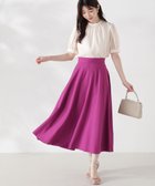 【プロポーション ボディドレッシング/PROPORTION BODY DRESSING】のカラーフレアスカート24AW ピンク|ID: prp329100004568010 ipo3291000000032313165