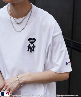 【フリークスストア/FREAK'S STORE】 別注 MLB ハートロゴ刺繍Tシャツ/ユニセックス【限定展開】 25SS人気、トレンドファッション・服の通販 founy(ファニー) ファッション Fashion レディースファッション Fashion for Women トップス・カットソー Cut & Sew Tops シャツ・ブラウス・オフィスカジュアル Elegant Blouses & Button-Ups ロングTシャツ・Tシャツ Longline T-Shirts & Tees 2025年 2025 2025春夏・S/S Spring/Summer 2025 SS25 シンプル Simple, Minimal フロント Front, Front Design ワンポイント One Point, Statement Accent 別注 Limited Edition, Custom Order 夏 Summer S/S・春夏 SS, Spring/Summer, Warm Season |ID:prp329100004568024