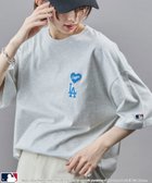 【フリークスストア/FREAK'S STORE】の別注 MLB ハートロゴ刺繍Tシャツ/ユニセックス【限定展開】 25SS 人気、トレンドファッション・服の通販 founy(ファニー) ファッション Fashion レディースファッション Fashion for Women トップス・カットソー Cut & Sew Tops シャツ・ブラウス・オフィスカジュアル Elegant Blouses & Button-Ups ロングTシャツ・Tシャツ Longline T-Shirts & Tees 2025年 2025 2025春夏・S/S Spring/Summer 2025 SS25 シンプル Simple, Minimal フロント Front, Front Design ワンポイント One Point, Statement Accent 別注 Limited Edition, Custom Order 夏 Summer S/S・春夏 SS, Spring/Summer, Warm Season thumbnail ライトグレー|ID: prp329100004568024 ipo3291000000032986863