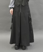 【アクシーズファム/axes femme】のベルトデザインアーミースカート 人気、トレンドファッション・服の通販 founy(ファニー) ファッション Fashion レディースファッション WOMEN スカート Skirt ベルト Belts おすすめ Recommend フェミニン Feminine フロント Front ロング Long thumbnail 黒|ID: prp329100004568027 ipo3291000000032313451