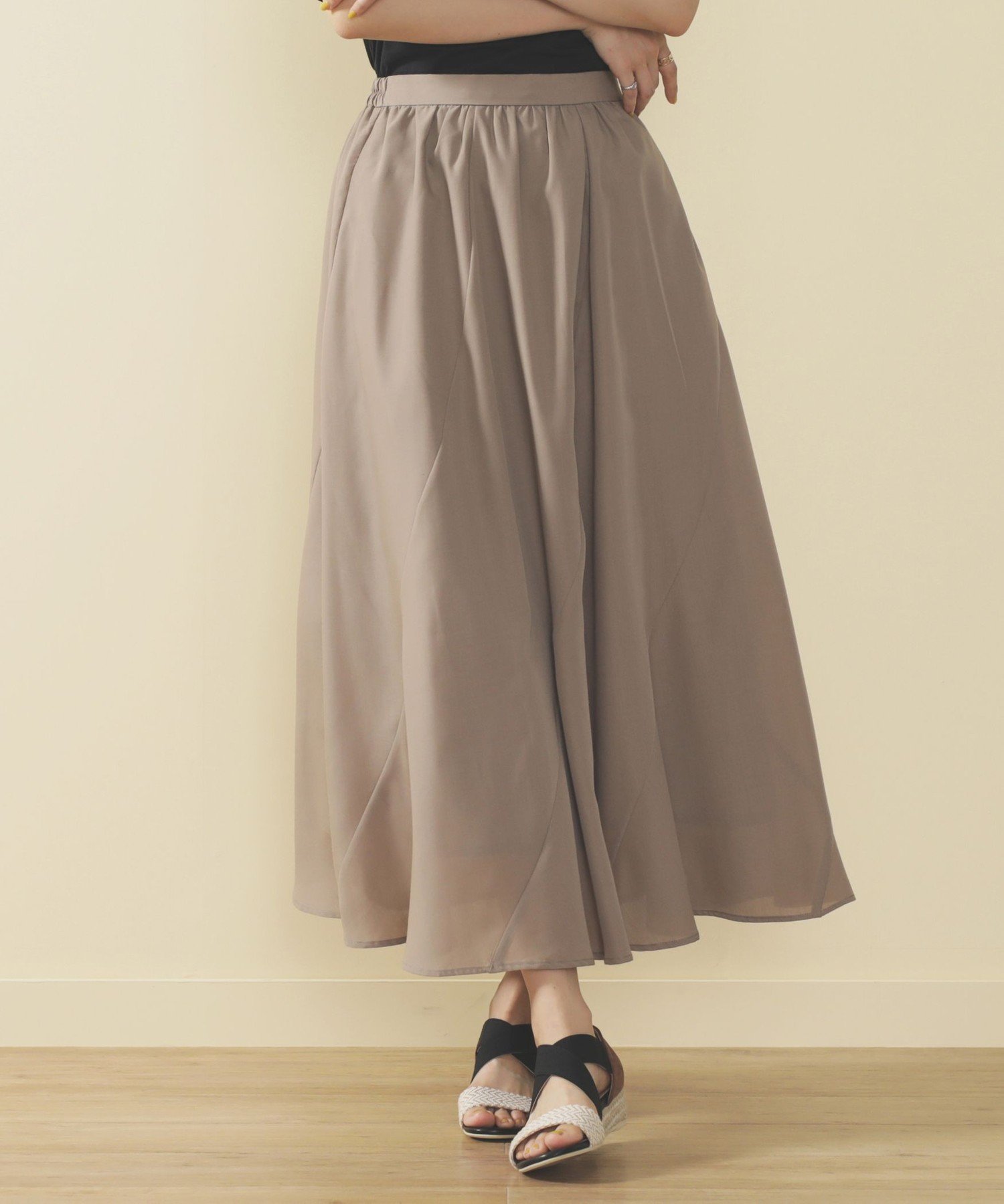 【その他のブランド/Other】のBEAMS HEART / エスカルゴ スカート インテリア・キッズ・メンズ・レディースファッション・服の通販 founy(ファニー) 　ファッション　Fashion　レディースファッション　WOMEN　スカート　Skirt　フェミニン　Feminine　フレア　Flare　ランダム　Random　リラックス　Relax　BROWN|ID: prp329100004568069 ipo3291000000032368051