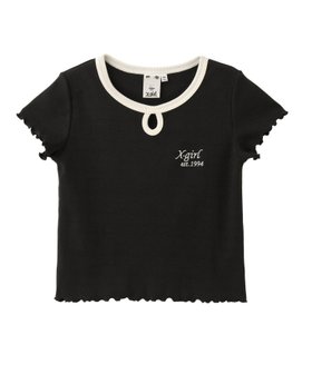 【エックスガール/X-girl】のLETTUCE EDGE BABY TOP 【X-girl】 人気、トレンドファッション・服の通販 founy(ファニー) ファッション Fashion レディースファッション WOMEN おすすめ Recommend コンパクト Compact ルーズ Loose ワンポイント One Point 半袖 Short Sleeve 夏 Summer 春 Spring S/S・春夏 Ss・Spring/Summer |ID:prp329100004568071