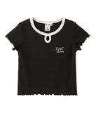 【エックスガール/X-girl】のLETTUCE EDGE BABY TOP 【X-girl】 人気、トレンドファッション・服の通販 founy(ファニー) ファッション Fashion レディースファッション WOMEN おすすめ Recommend コンパクト Compact ルーズ Loose ワンポイント One Point 半袖 Short Sleeve 夏 Summer 春 Spring S/S・春夏 Ss・Spring/Summer thumbnail BLACK|ID: prp329100004568071 ipo3291000000032314105