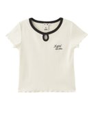 【エックスガール/X-girl】のLETTUCE EDGE BABY TOP 【X-girl】 人気、トレンドファッション・服の通販 founy(ファニー) ファッション Fashion レディースファッション WOMEN おすすめ Recommend コンパクト Compact ルーズ Loose ワンポイント One Point 半袖 Short Sleeve 夏 Summer 春 Spring S/S・春夏 Ss・Spring/Summer thumbnail WHITE|ID: prp329100004568071 ipo3291000000032314107